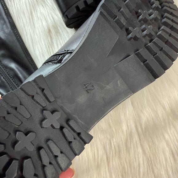 Azalea Wang Black Late Nights Over the Knee Boots - Picture 4 of 10